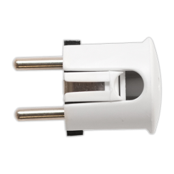 Clavija schuko 16A a 250V con tierra 90º