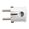 Clavija schuko 16A a 250V con tierra 90º