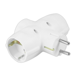 Adaptador schuko 16A a 250V con tierra