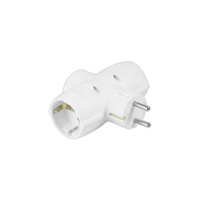 Adaptador schuko 16A a 250V con tierra