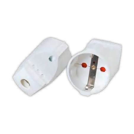 Base movil schuko 16A a 250V con tierra