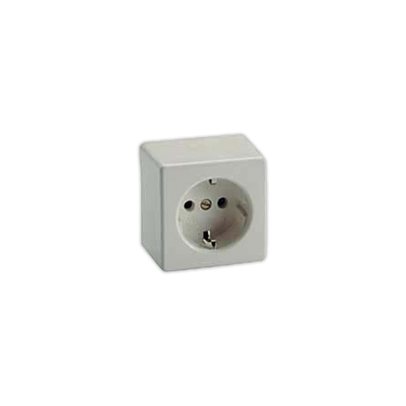 Base superficie 16A a 250V con tierra