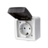 Base superficie 16A a 250V con tierra