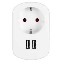 Enchufe VDE USB ORBEGOZO EN1200 | APLIUM