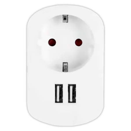 Enchufe VDE USB ORBEGOZO EN1200 | APLIUM