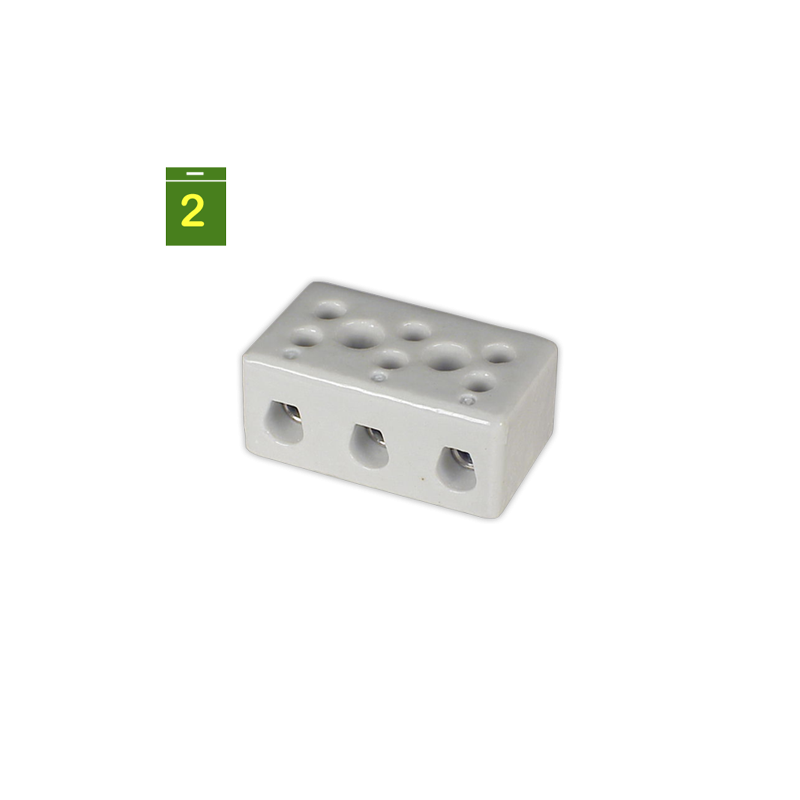 Regleta conexion 3 vias Ø 6 mm 10 mm²