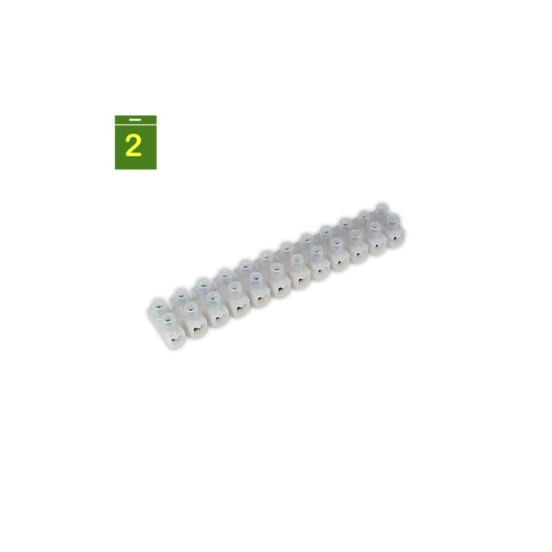 Regleta conexion 12 vias Ø 4 mm 10 mm²
