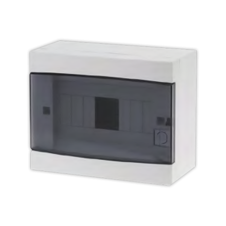 Armario superficie puerta transparente