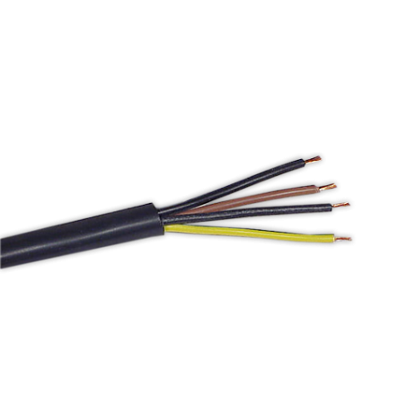 Cable manguera 4x1,5 negra por metros
