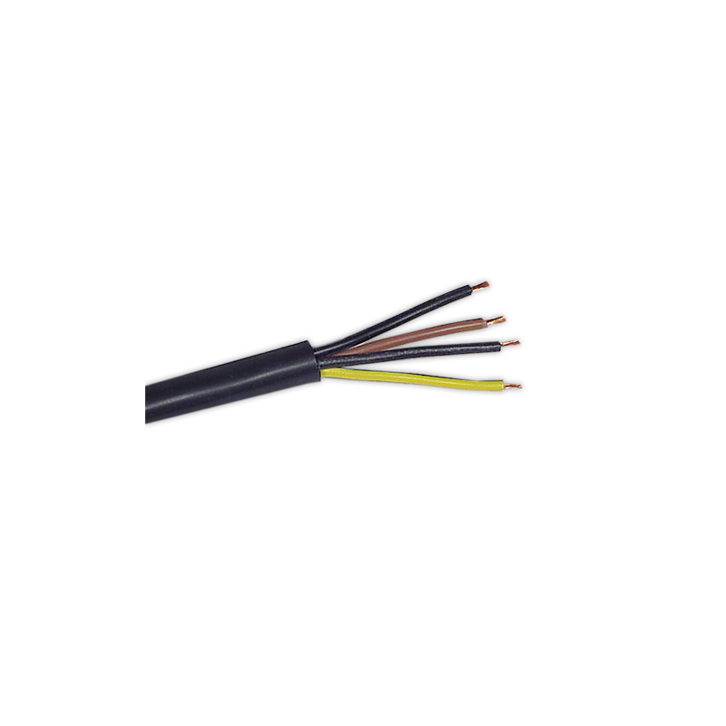 Cable manguera 4x2,5 negra por metros