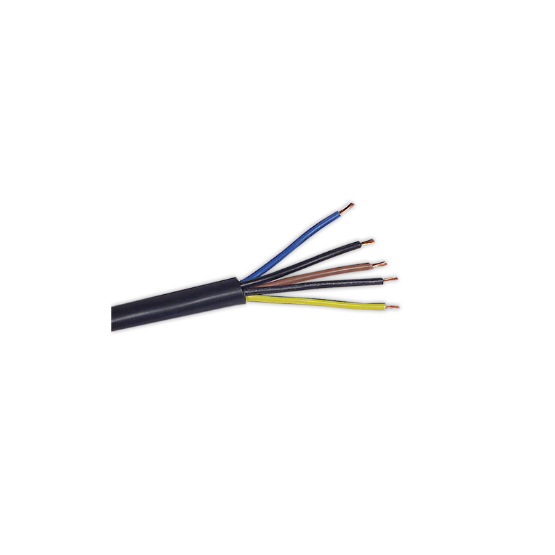 Cable manguera 5x1,5 negra por metros