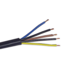 Cable manguera 5x2,5 negra por metro