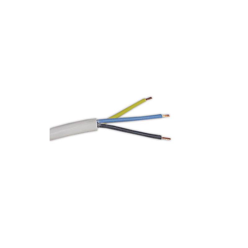 Cable manguera 3x1,5 blanca por metros