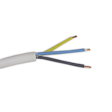 Cable manguera 3x1,5 blanca por metros