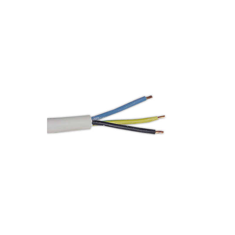 Cable manguera 3x2,5 blanca por metros
