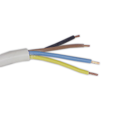Cable manguera 4x1,5 blanca por metros