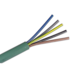 Cable manguera 5x1,5 verde por metros