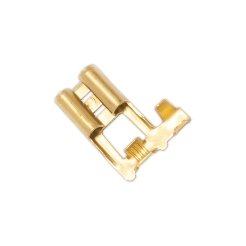 Terminal faston 6,3 mm hembra bandera