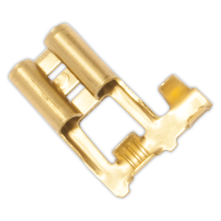 Terminal faston 6,3 mm hembra bandera