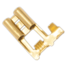 Terminal faston 6,3 mm hembra bandera
