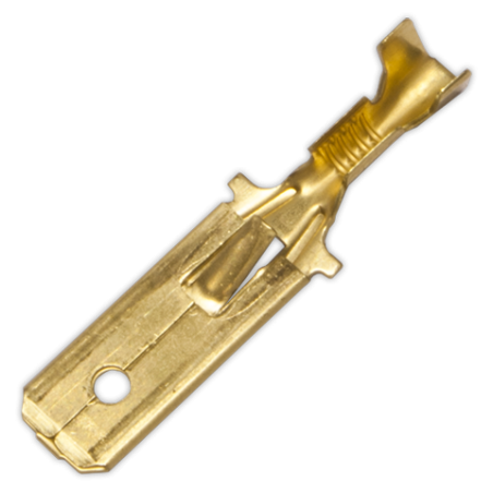Terminal faston 6,3 mm macho