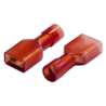 Terminal faston 6,3 mm hembra aislado