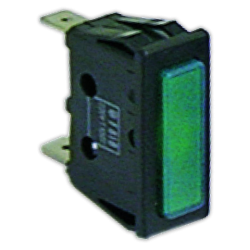 Piloto verde 11x30 mm 230 V
