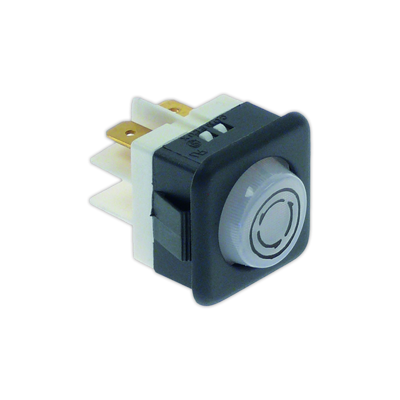 Piloto blanco 25x25 mm 230 V