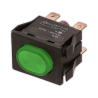 Interruptor 22x30 mm II verde JEMI