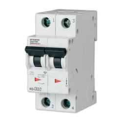 Magnetotermico MITSUBISHI MCB-C20 2P 20A