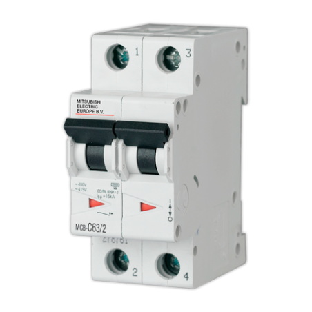 Magnetotermico MITSUBISHI MCB-C40 2P 40A
