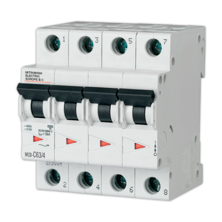 Magnetotermico MITSUBISHI MCB-C16 4P 16A