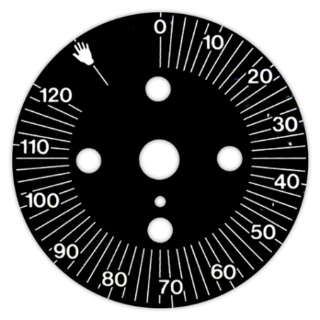 Dial reloj minutero 120'