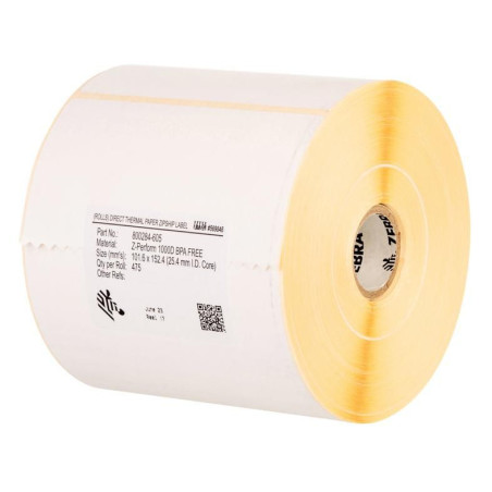 Label roll 65 x 25mm