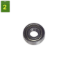Cojinete 6203 ZZ 40x17x12 mm