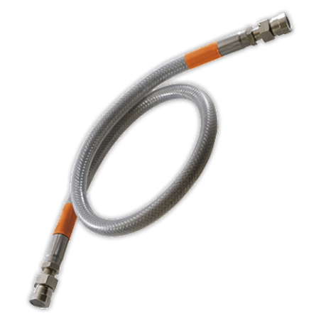 Flexo conexion botella butano M-tetina/H