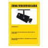 Cartel zona videovigilada