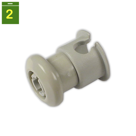 Rueda + eje cesta superior LVV BALAY