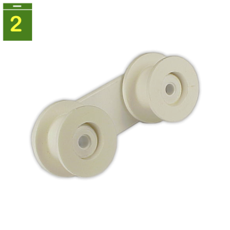 Rueda guia superior LVV ELECTROLUX