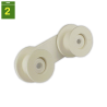 Rueda guia superior LVV ELECTROLUX