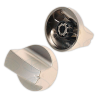 Mando ENC TEKA Ø 6x32 mm Silver
