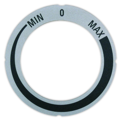 Dial mando regulador min./max.