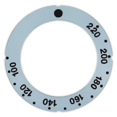 Dial mando termostato 0-220°C