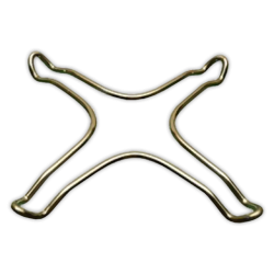 Miniparrilla Ø 130 mm varilla cromada
