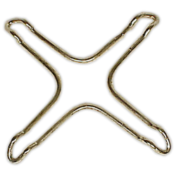 Miniparrilla Ø 260 mm varilla cromada