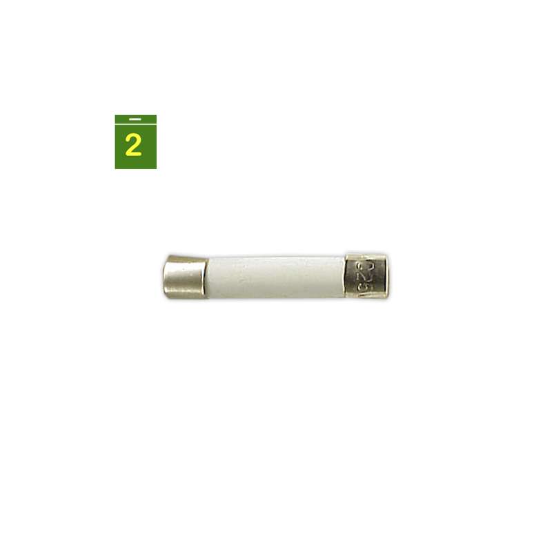 Fusible microondas 6,3 x 32 mm 6,3 A