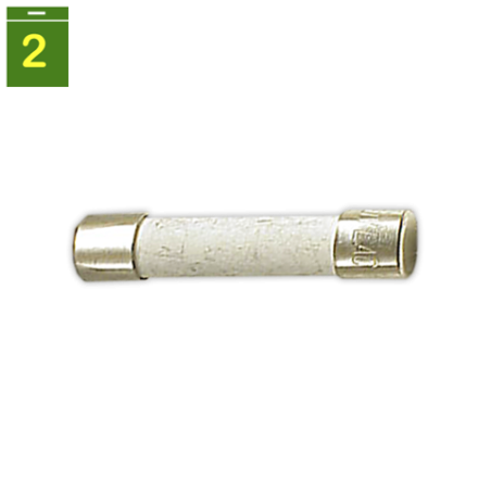 Fusible microondas 6,3 x 32 mm 8,0 A