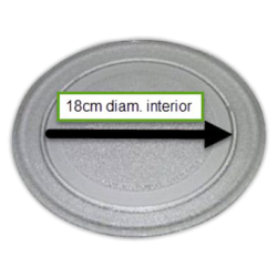 Plato cristal microondas Ø 245 mm S/A