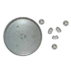 Plato cristal microondas Ø 255 mm C/A