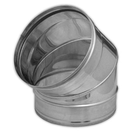 Codo 45° diametro 125 mm